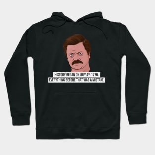 Ron Swanson - July 4th Hoodie